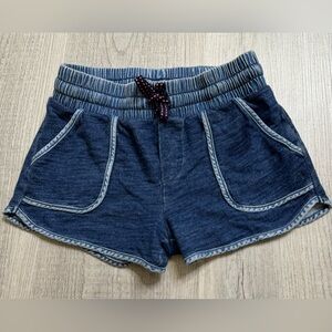 Cherokee Blue Fleece 100% Cotton Y2K Shorts. Size 4/5. Super cute!!